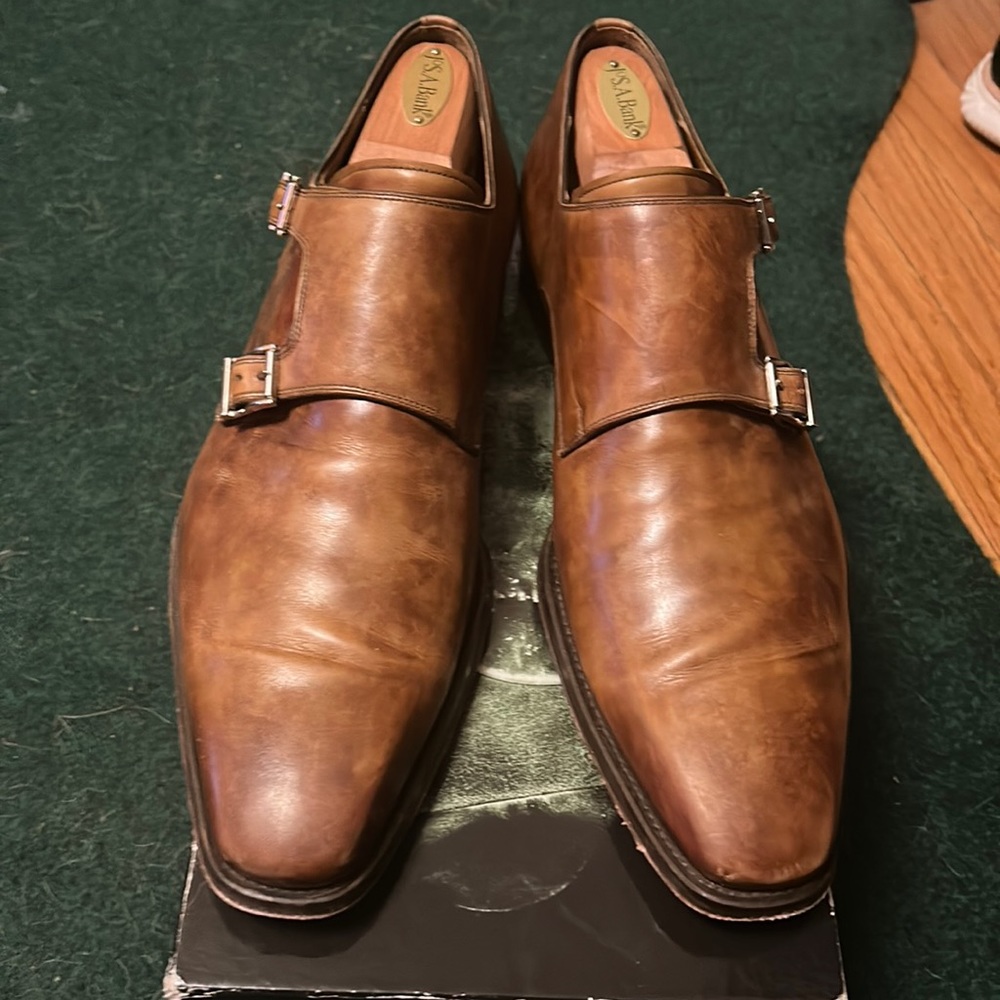 COPY - Magnanni double monk strap shoes